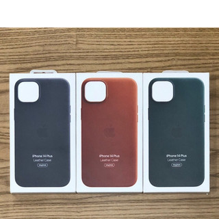 Apple原廠公司貨 iPhone 14 Plus、iPhone 14 Leather Case MagSafe