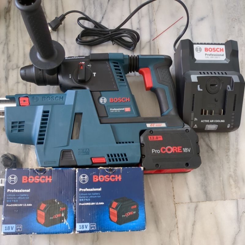 二手工具 BOSCH gbh 18v-26 EC 吸塵無刷電錘電鑽