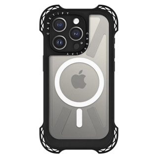 現貨 CASETiFY iPhone 15 Pro Max MagSafe 兼容 Ultra 終極防摔手機殼 透明黑
