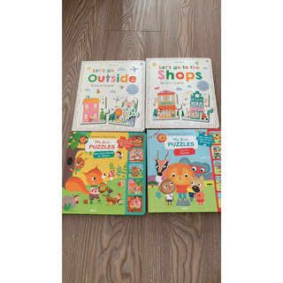 Let's Go Outside/Let's Go Shops/ My First Puzzles#街景#拼圖#遊戲書