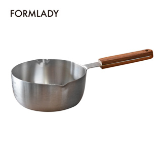 【日本FORMLADY】小泉誠 ambai日製木柄18-8不鏽鋼三層底雪平鍋-16cm