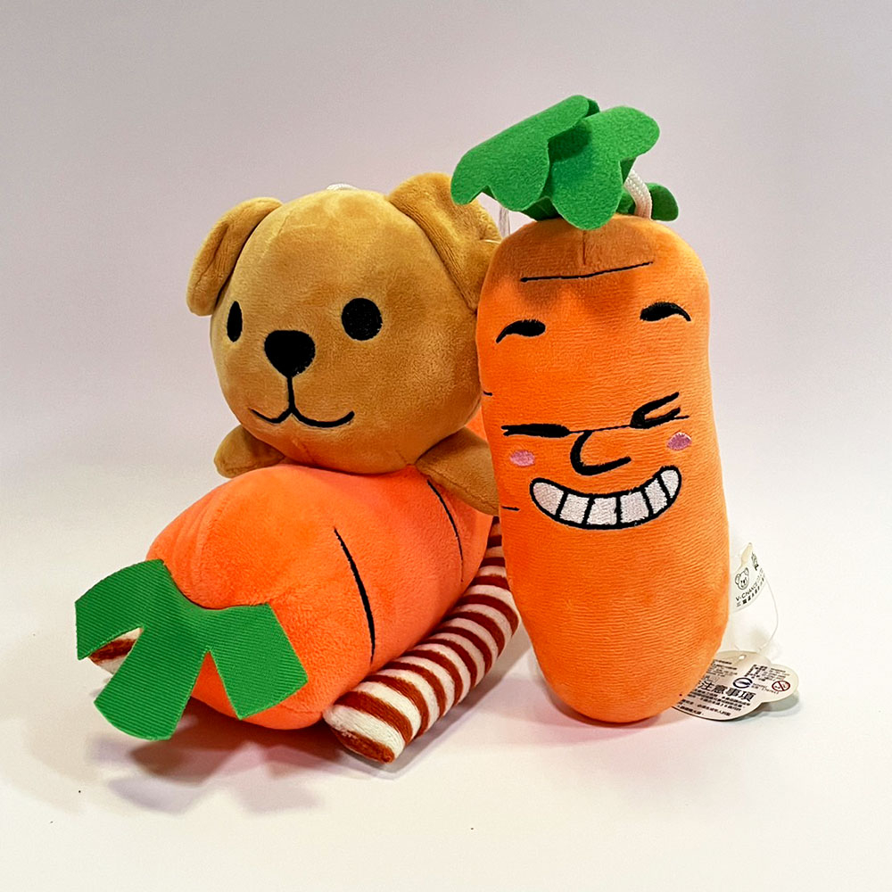 二手 紅蘿蔔 娃娃 小熊 玩偶 雪橇紅蘿蔔 布偶 娃娃機商品 6吋 合售
