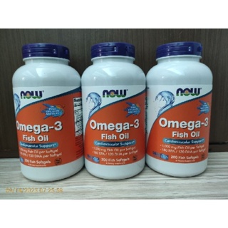 now foods 寵物魚油 Omega-3，180 EPA/120 DHA，200 粒軟凝膠