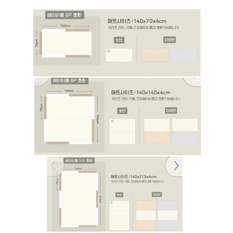 🇰🇷韓國製 Caraz 地墊 70*140/140*140/213*140*4cm 爬行墊 床邊墊 緩衝墊 折疊地墊