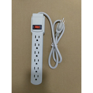 Orange小舖 六孔延長線 電腦延長線 排插延長線 110V專用 2米長.勿使用於電熱產品