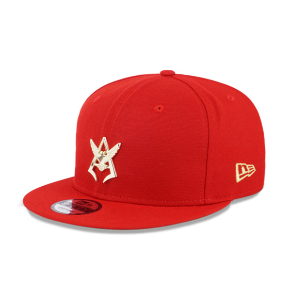 【New Era】聯名款 鋼彈 夏亞人 金屬Logo 活力紅 棒球帽 9FIFTY【ANGEL NEW ERA】