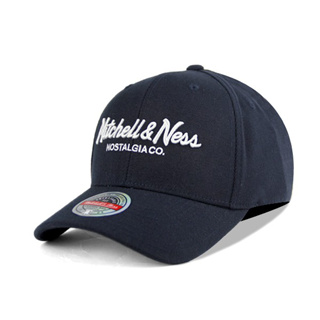 【Mitchell & Ness】MN 經典排字 丈青色 老帽 有彈性 可調式 街頭 潮流【ANGEL NEW ERA】