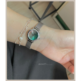 手錶 現貨｜ JISOO 지수 韓國 lavenda 韓 漸層錶面金屬手錶