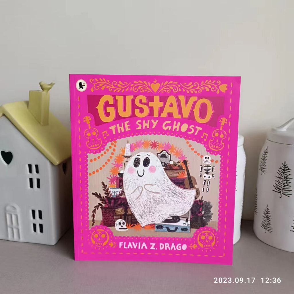 現貨【贈音檔】英國Walker獲獎平裝英文繪本🍀Gustavo, the Shy Ghost 🍀孤獨/勇氣/友誼🍀缺書店