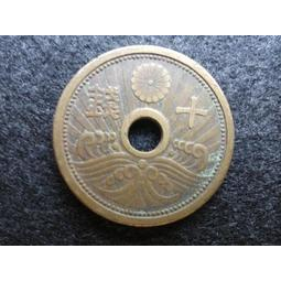 【全球郵幣】 日本 昭和14年 絕版幣-保證真品 十錢 Japan AU Japan coin 發行量最少 AU
