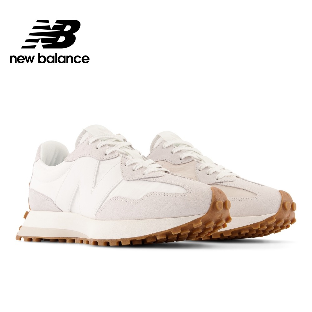 【New Balance】 NB 復古運動鞋_女性_杏仁白_WS327TD-B楦 327 (網路獨家款)