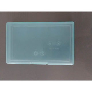 台灣製多功能PP透明收納盒/長方形收納盒/口罩收納盒-綠色