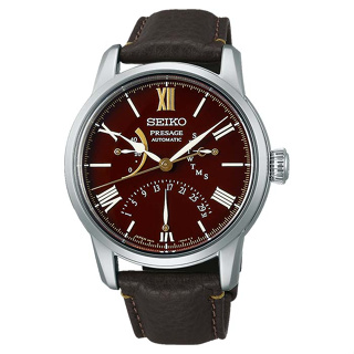 《SEIKO精工》Presage 110週年 漆藝 SPB395J1 羅馬字 皮錶帶 機械男錶 6R24-00L0B