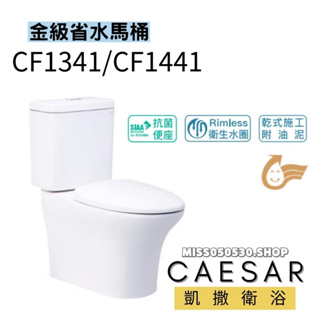 Caesar 凱撒衛浴 CF1341 CF1441省水馬桶 二段式省水馬桶 馬桶 兩段式沖水 分離式馬桶