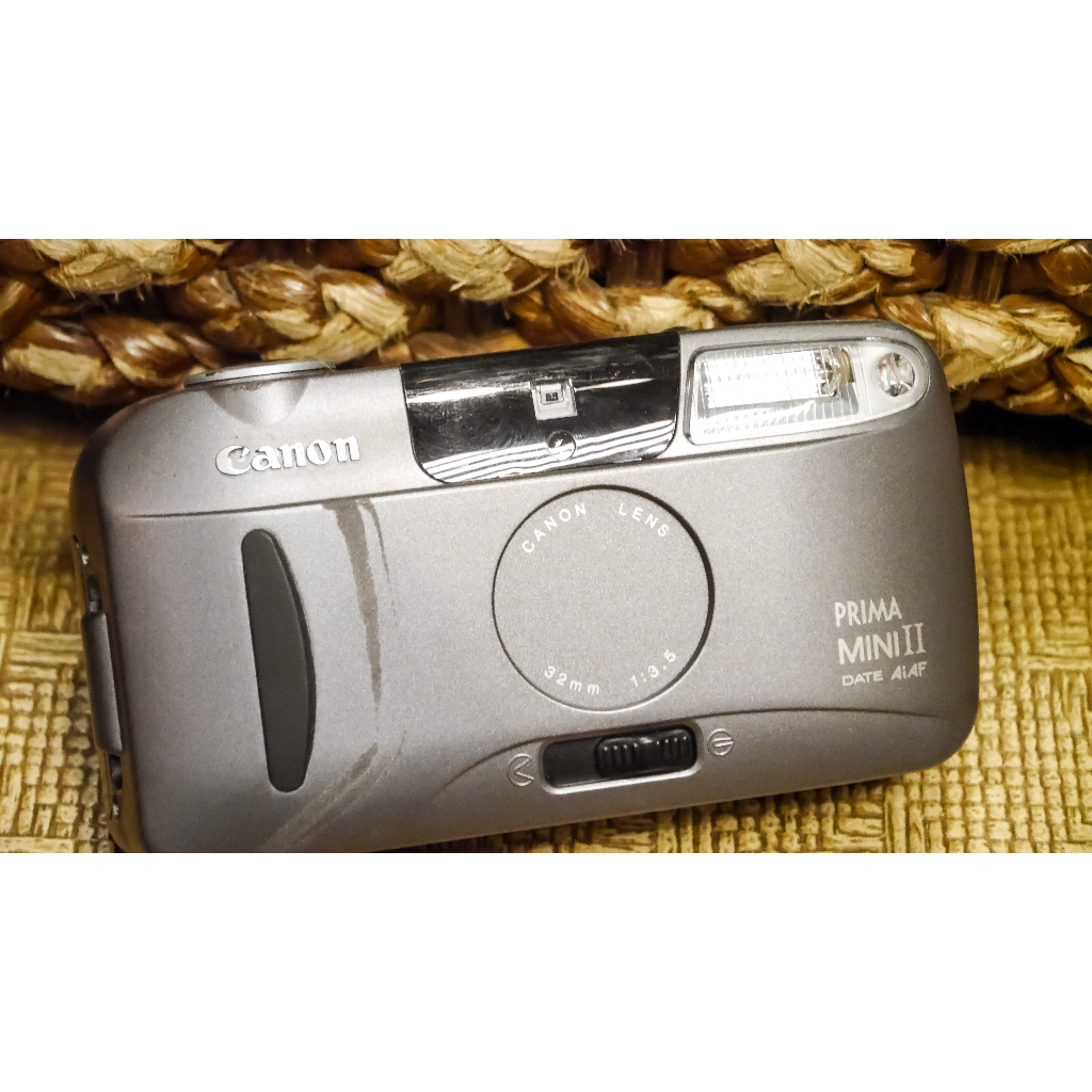 canon prima mini ll 自動對焦傻瓜相機 底片相機 輕便相機 底片相機 復古相機