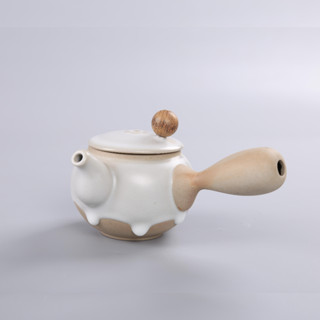 臺灣現貨【日式汝窯 微瑕疵 側把壺具組 (散購)】汝窯 汝瓷 茶壺 標準壺 泡茶用品 茶具用品