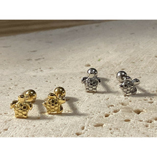 《Sea Turtle》純銀耳環 r650 海龜
