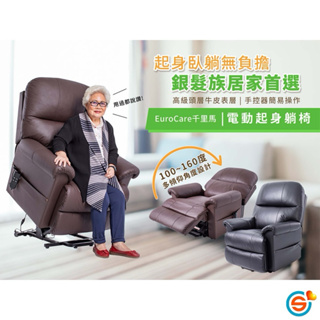 【Eurocare】雙馬達-牛皮電動起身椅