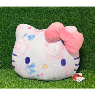 【捌貳壹】 Hello Kitty 花卉 頭型抱枕 (26~45公分) 娃娃 抱枕 玫瑰花款 三麗鷗