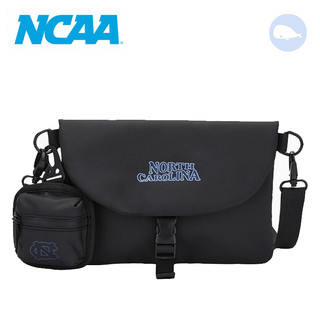 【小鯨魚包包館】NCAA 側背包 斜背包 73551704 黑色 淺卡其