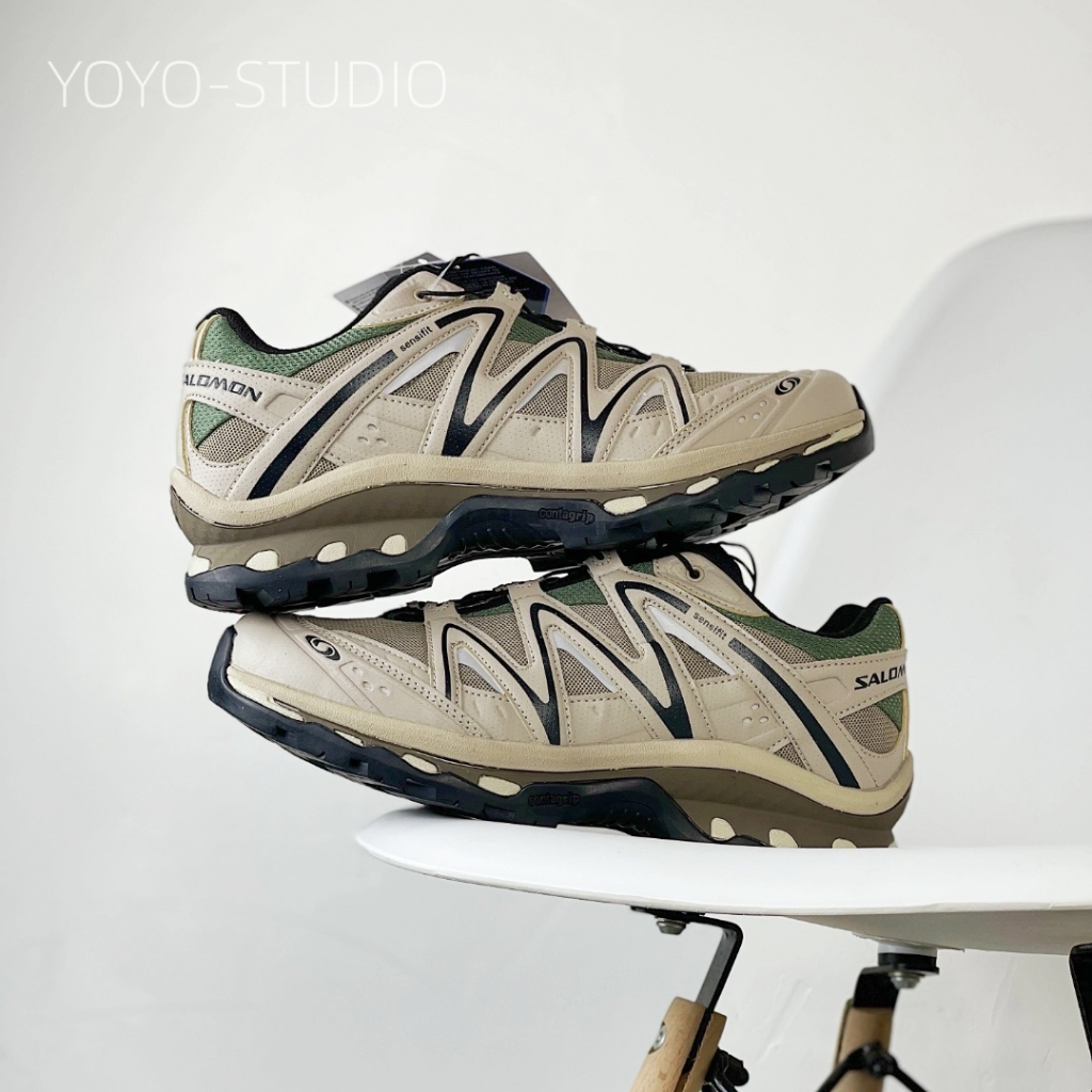 【YOYO】Salomon  XT-Quest ADV 低筒 戶外功能鞋 慢跑鞋 男女鞋 卡其色474790