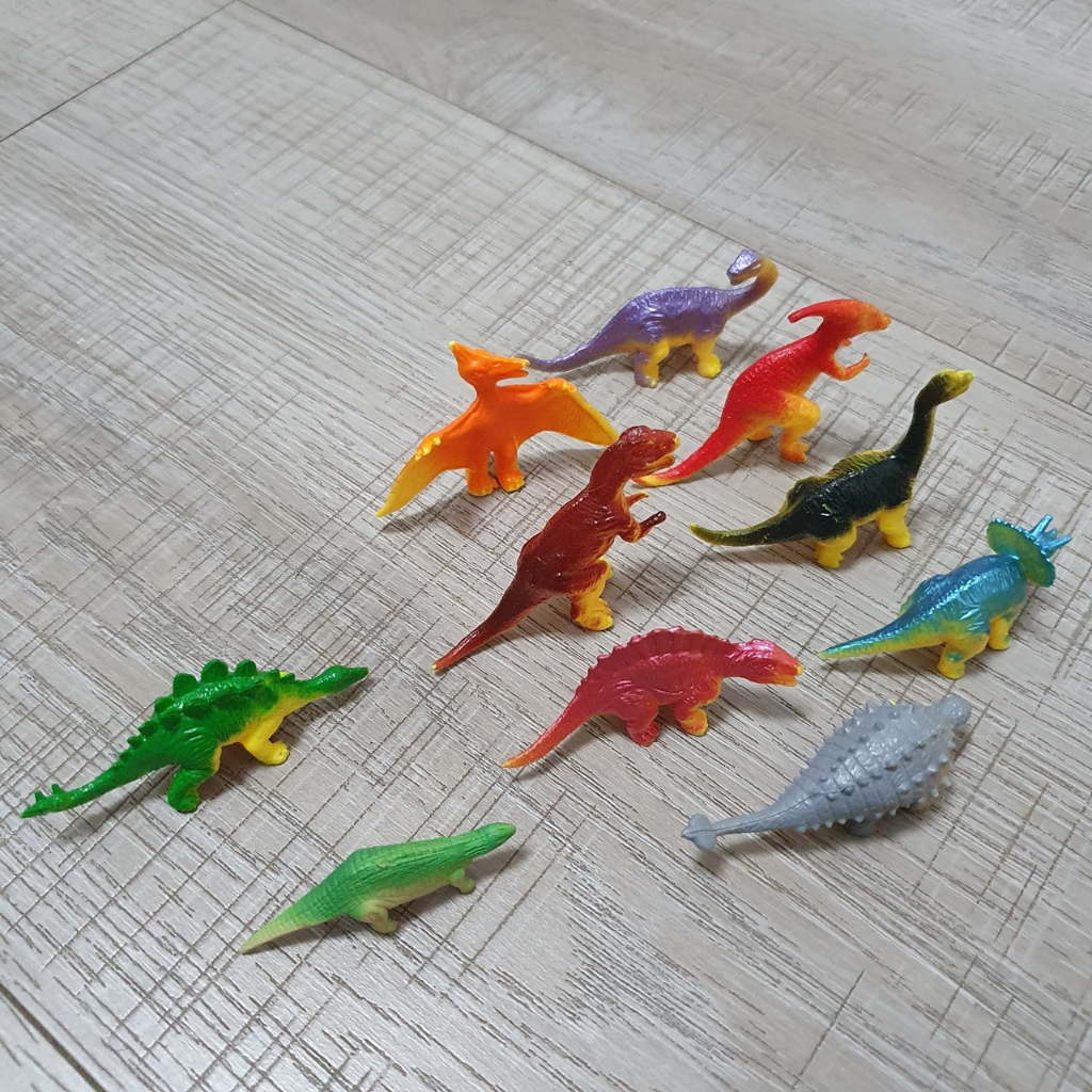 二手 恐龍 小玩具 小模型 組合