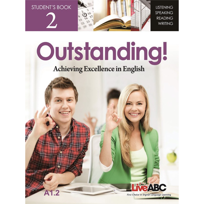 【二手書】《Outstanding! student’s book 2》LiveABC大學英文用書舊版