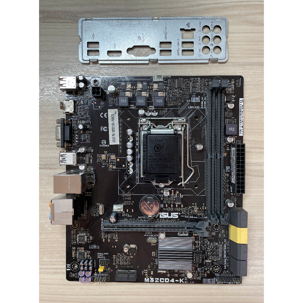 ⭐️【華碩 ASUS M32CD4-K】⭐️ 套裝機主機板/1151腳位/只支援 6處理器/附檔板/保固3個月