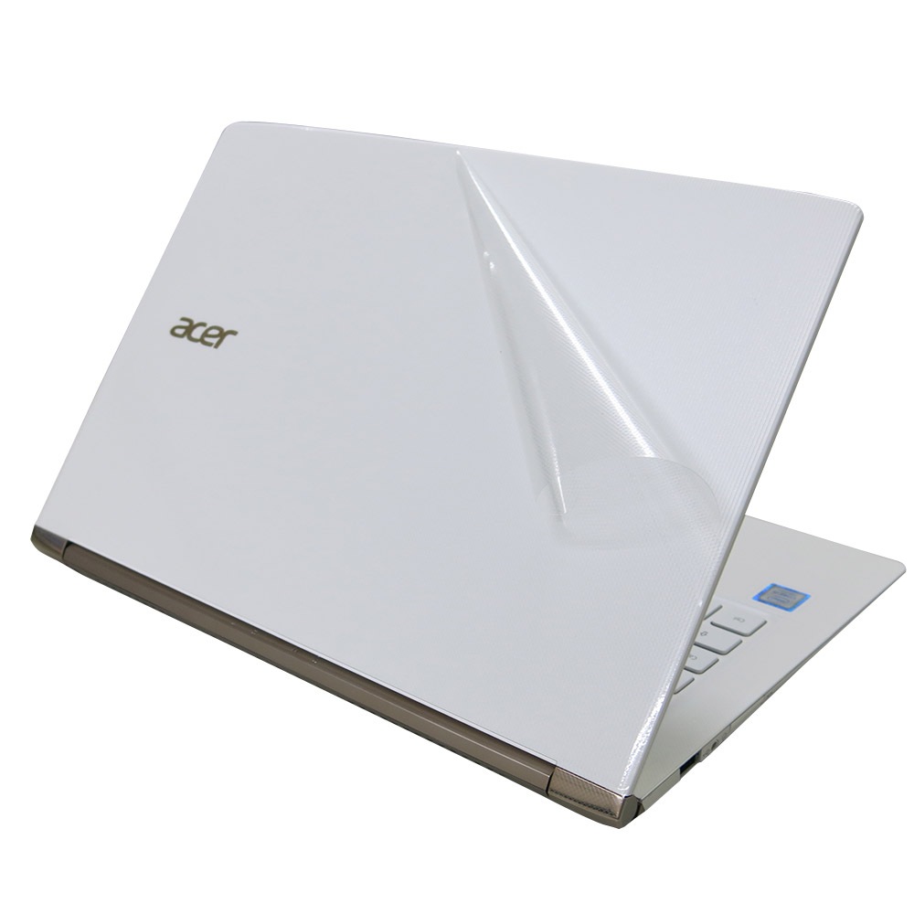 【Ezstick】Acer Swift5 SF514 SF514-51 白色機 機身貼(含上蓋+鍵盤週圍+底部貼)