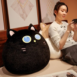 FAT CAT 韓系精品☆日式團子動物抱枕黑貓沙發靠墊兔子床頭大靠枕狐狸午睡枕貓咪兒童玩偶生日交換禮物☆批價$230元