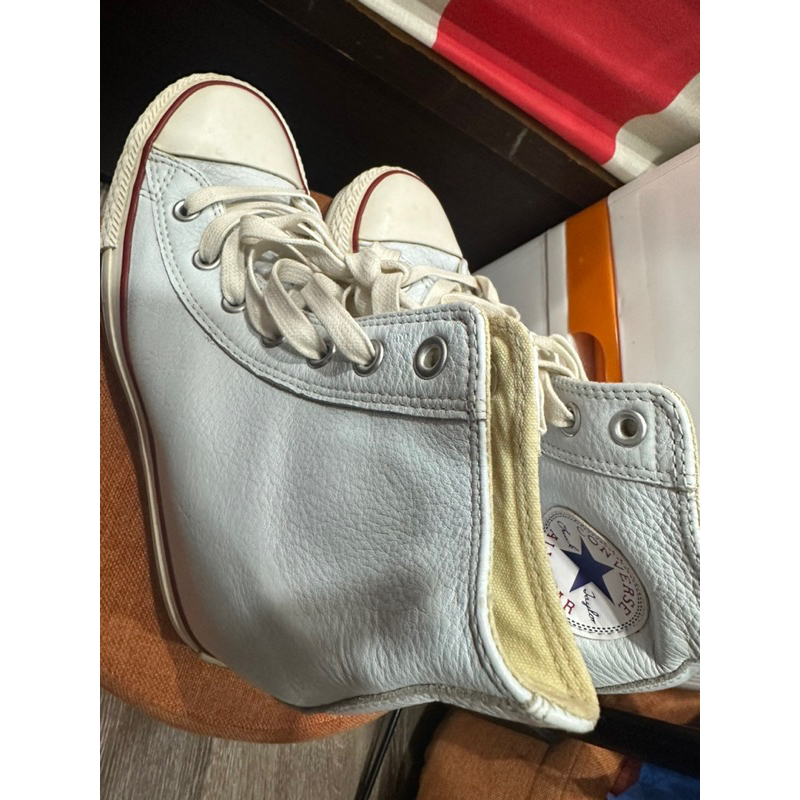 converse增高厚底鞋白色尺碼24.5贈送特價100