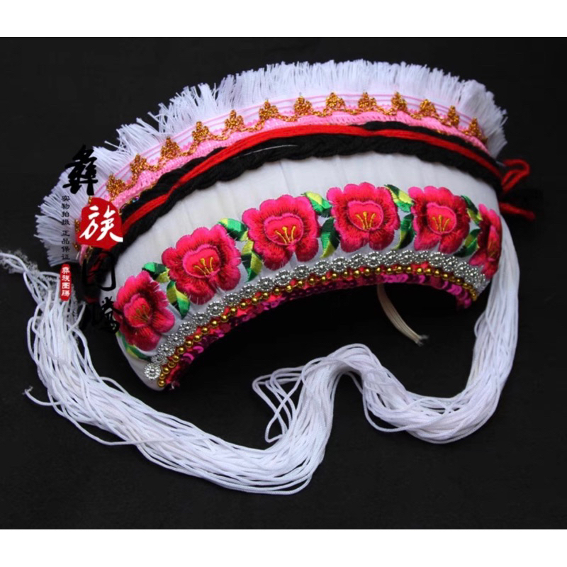 🌹手舞足蹈舞蹈用品🌹原住民頭飾/五朵花飾帽$250元