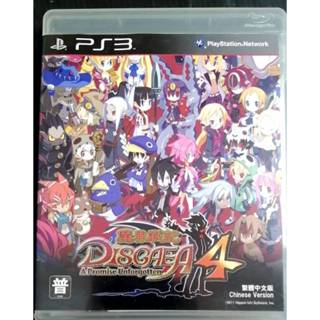 【魔界戰記4 中文版】二手PS3遊戲片 出清