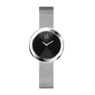 CK手錶 Firm時尚休閒商務系列女錶-黑面 不鏽鋼米蘭腕錶K3N23121