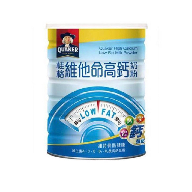 桂格維他命高鈣奶粉1650g(2瓶）