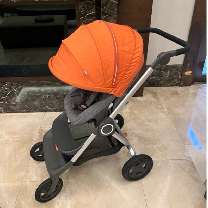 Stokke Scoot V3 八成新超時尚好推摺疊推車附原廠搭機託運旅行專用袋