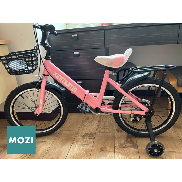 【MOZI選物】全新‧現貨‧鑫木瑪兒童自行車 18吋 女孩 童車 腳踏車 可折疊