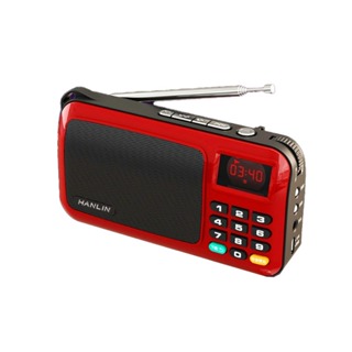 HANLIN-FM309 重低音震膜 插卡MP3 FM收音機 電腦音箱 手電筒 驗鈔燈 讀卡機 隨身碟