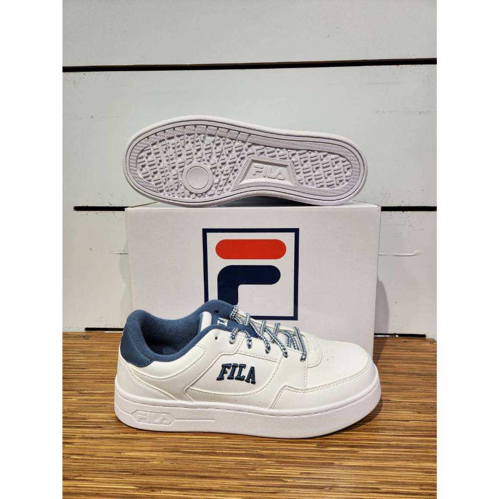 【清大億鴻】FILA 男款 Court Trend 白色休閒鞋1C929X-113