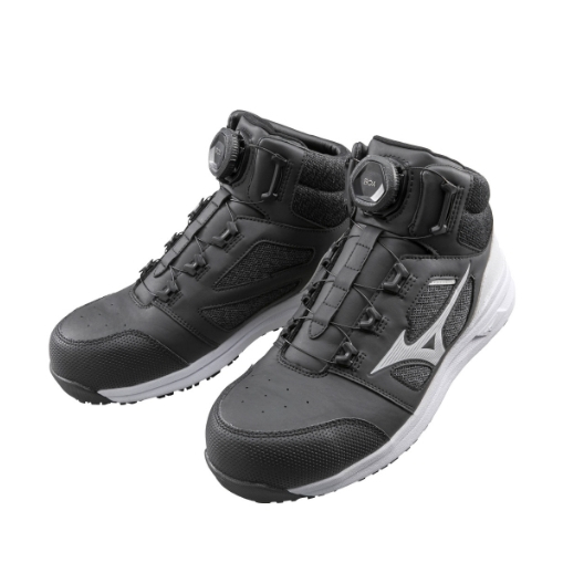 MIZUNO 美津濃 塑鋼防護鞋寬楦、BOA旋扭系統 安全鞋 工作鞋 F1GA234009