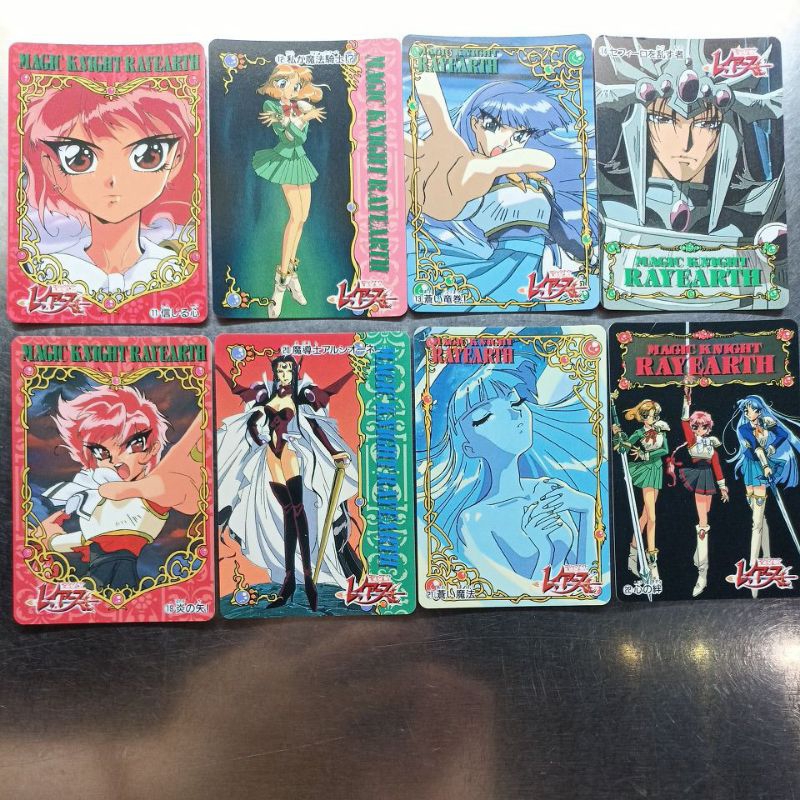 日版 魔法騎士雷阿斯 魔法騎士 雷阿斯 阿雷斯 卡片 SEGA CLAMP 講談社