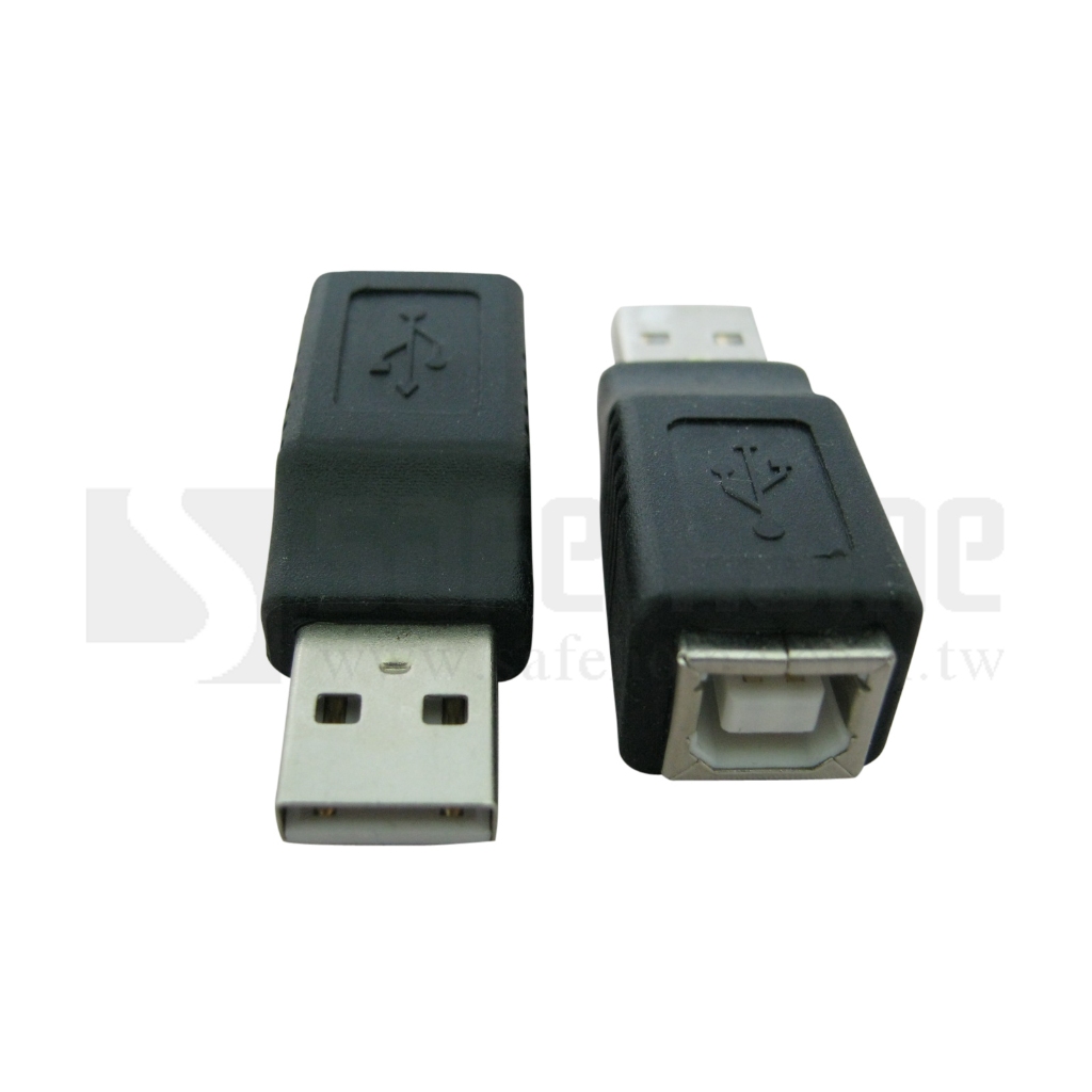 USB A公 轉USB B母 USB轉接頭，可將一般扁頭USB 和 印表機方頭 USB 轉接！CU2201