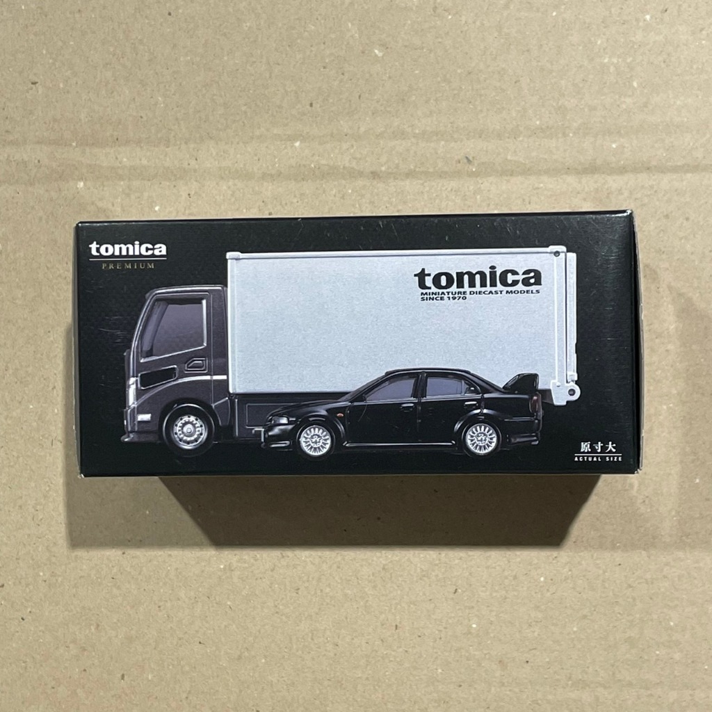 &lt;熊葛&gt; 全新正版現貨 TOMICA 多美  PREMIUM 黑盒 Lancer Evo GSR 跑車 貨櫃車