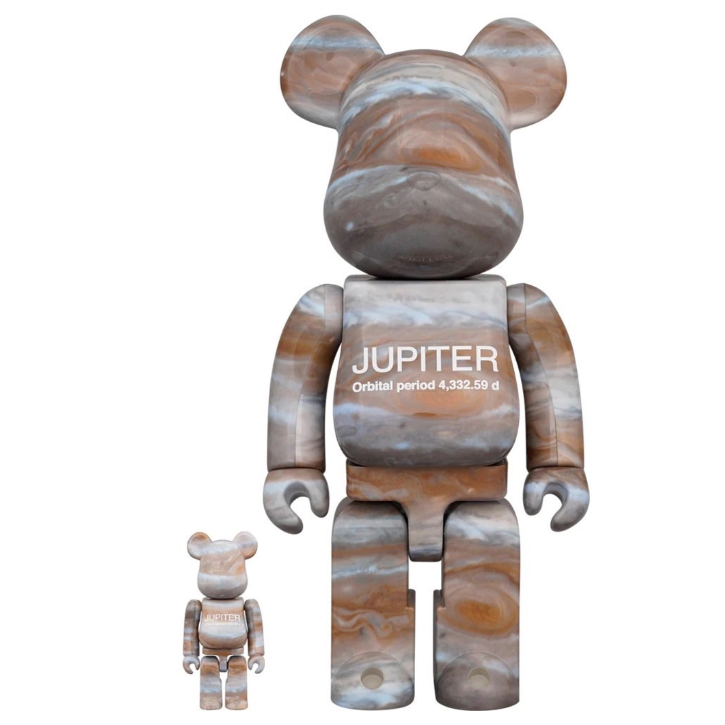 BE@RBRICK Jupiter 木星 展場限定 木星觀測計畫 400% &amp; 100% 全新