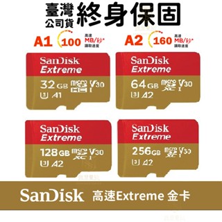 【就是要玩】任天堂記憶卡 SanDisk Extreme A2 64G 128G 256G SD記憶卡 MicroSD