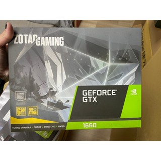 ZOTAC GAMING GEFORCE GTX 6GB 1660-空盒