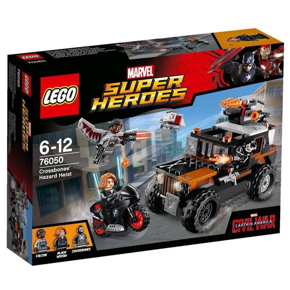 ✨愛子小姐✨ LEGO 樂高  SUPER HEROES系列 76050  Crossbones 黑寡婦 獵鷹