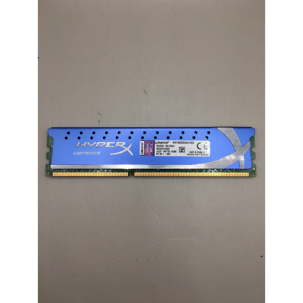 桌機記憶體 - DDR3 - 1600- 16G 散熱片 Kingston金士頓 -R5