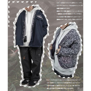 FAIRFAX USA JAPAN 雙層外套 內裡可雙面穿 外層可單穿 尺寸L 厚棉質外套 FXFW23-OW04