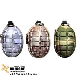 UNICODE 手榴彈零錢包 MK-2 Plus Coin & Key Case 雪地迷彩可收納鑰匙/零錢/耳機 等雜物